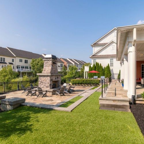 Relax by the firepit or enjoy some shade in our courtyard.