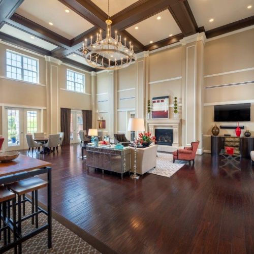 Enjoy complimentary WiFi, plenty of lounge seating, two TVs, and a gas fireplace