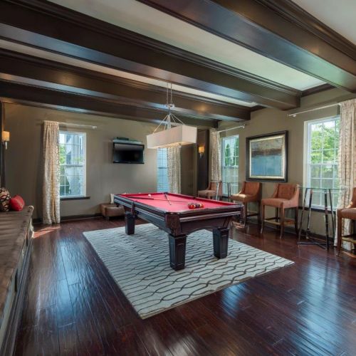 Bring a drink and enjoy a game of pool in the pub room.