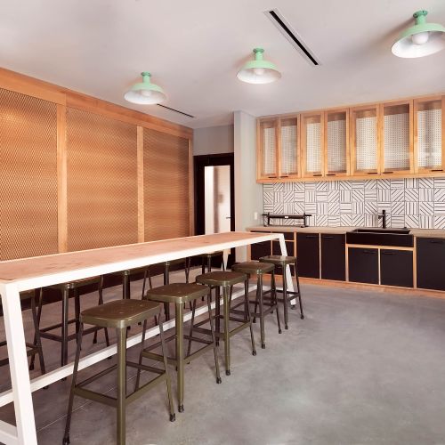 Makerspace with tools for DIY, making, and crafting