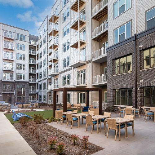 Enjoy indoor-outdoor living with access to our private courtyards