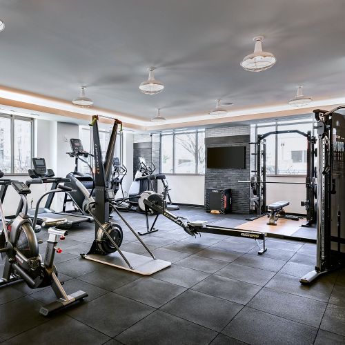 Spacious fitness center catering to individual wellness goals