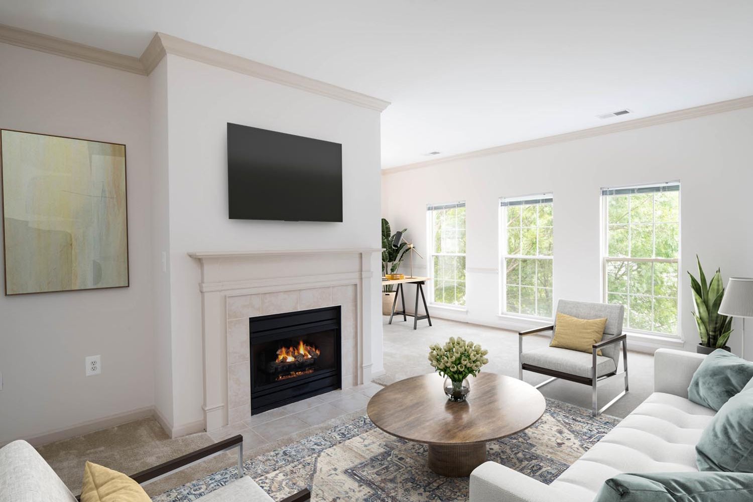 The Courts of Devon : Light-filled rooms with spacious, open layouts