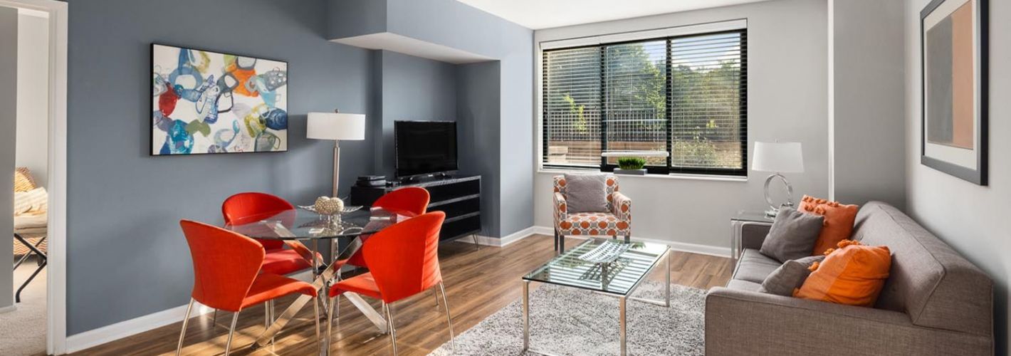 15 Bank Apartments : Living Room