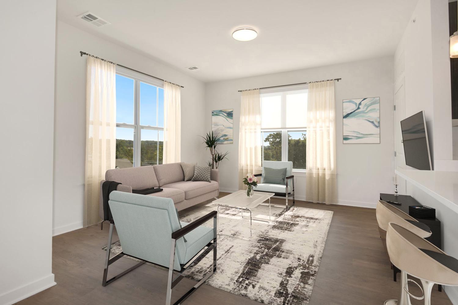 Molly Brook on Belmont : Living Room