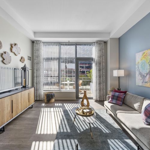 Living space view in apartments.