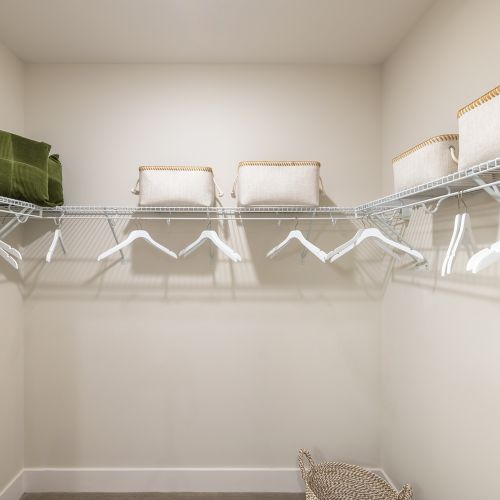 Spacious closets for ample storage