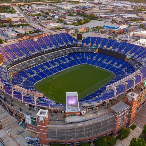 Just steps away from M&T Bank Stadium