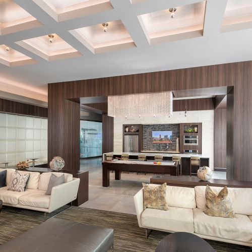 Experience our club room complete with a resident pantry and breakfast bar