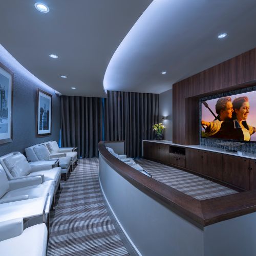 Theater screening and surround sound