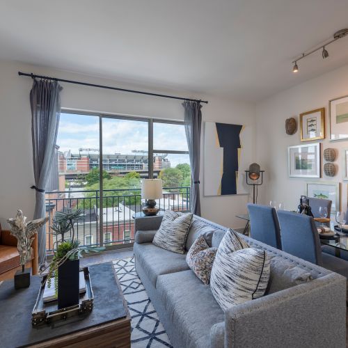 Views of M&T Bank Stadium in select apartments