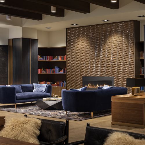 Classy, high-quality common areas