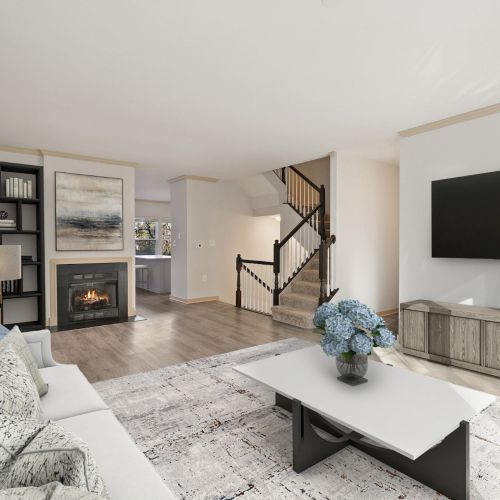 Beautiful open spaces with tons of natural light