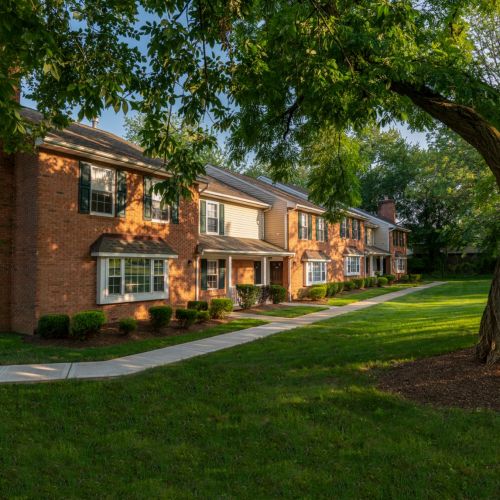 Exterior view of residences