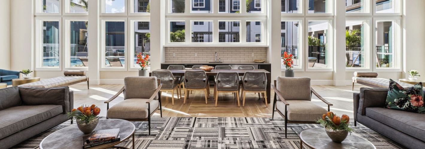 Atlantica at Town Center : Clubhouse with Coffee Station and Game Room