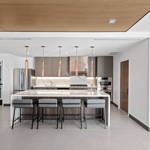 State-of-the-art communal kitchen