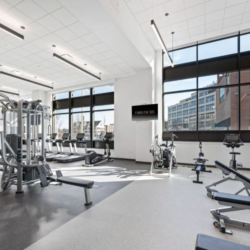 Fitness center with state-of-the-art equipments