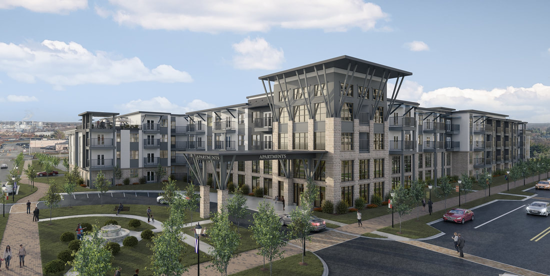 Rendering of Compass at the Grove