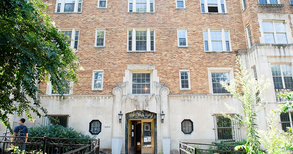 Harvard Hall residential building in Northwest Washington, DC, to be demolished & reconstructed by Bozzuto.