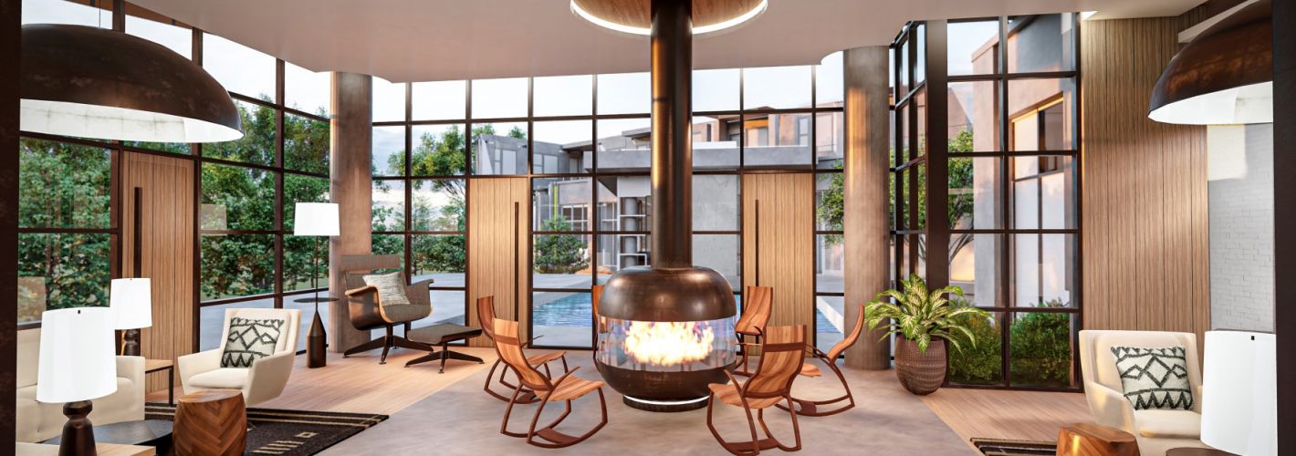 The Laureate : Fireplace Seating