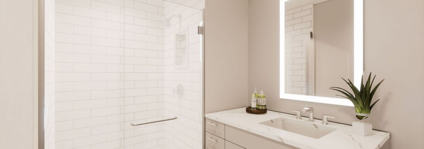 The Claude at Chevy Chase Lake : Bathroom