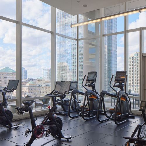 Whether you're after a quick workout or an intense pump session, the fitness center is equipped with everything you need.