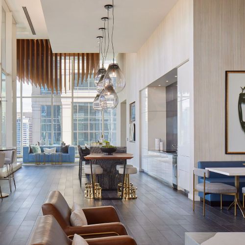 Join us at Club OneEleven for monthly resident events with the city as the backdrop.