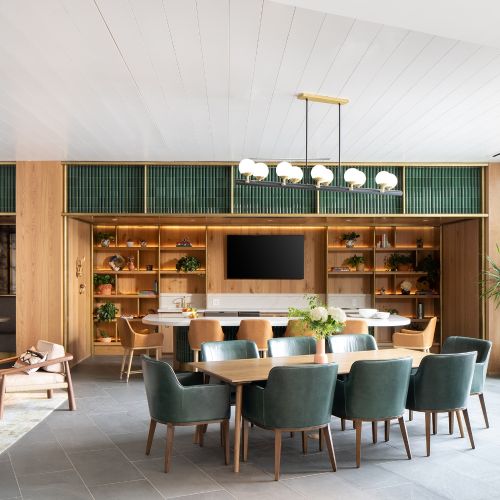 Unwind with friends in the club room