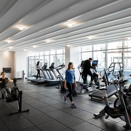 State-of-the-art fitness center