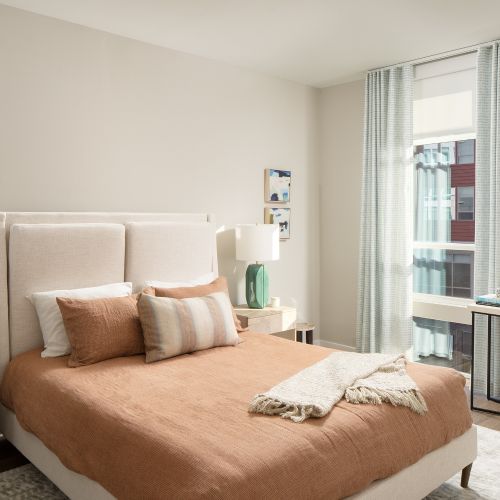 Our apartments feature sustainable wood flooring 