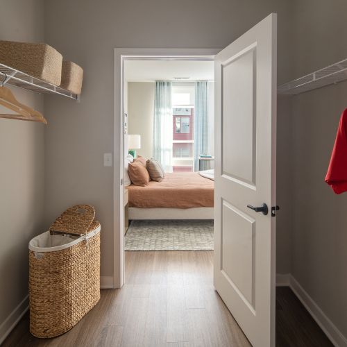 Spacious, walk-in closets