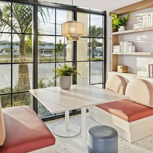 Seating area in the business space