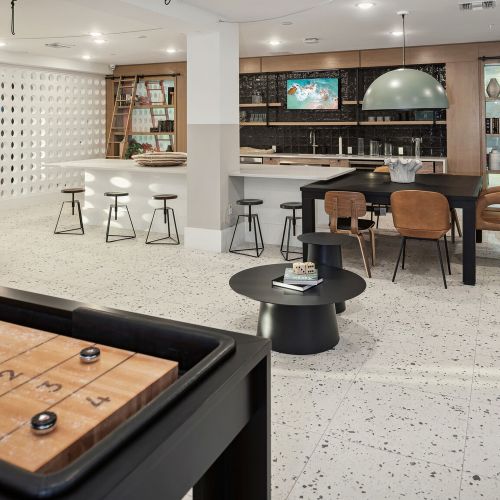 Game room and social lounge