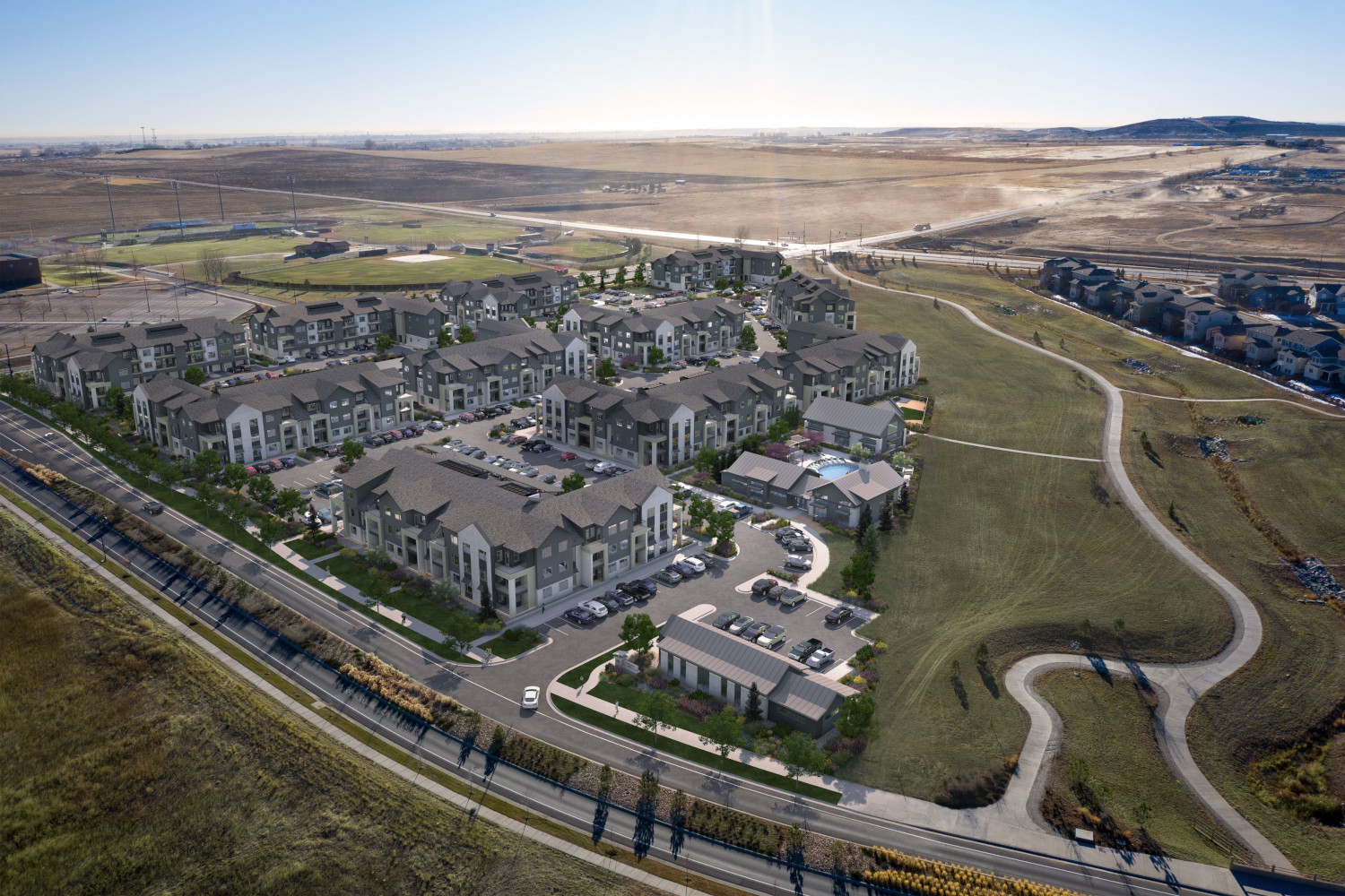 Aura Colliers Hill : Ariel View