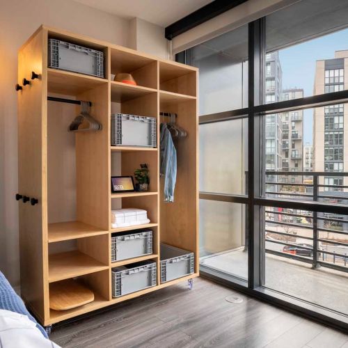 Private, lockable bedrooms