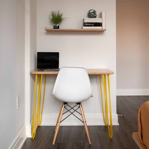 Work from home in the privacy of your own bedroom