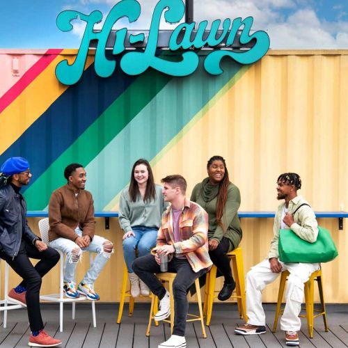 Experience the Hi Lawn at Union Market - a rooftop social venue for outdoor dining, drinking and socializing