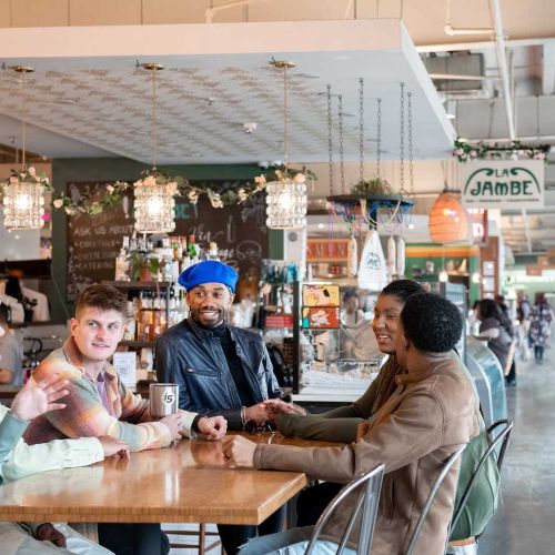 Immerse yourself in the buzz of the neighborhood