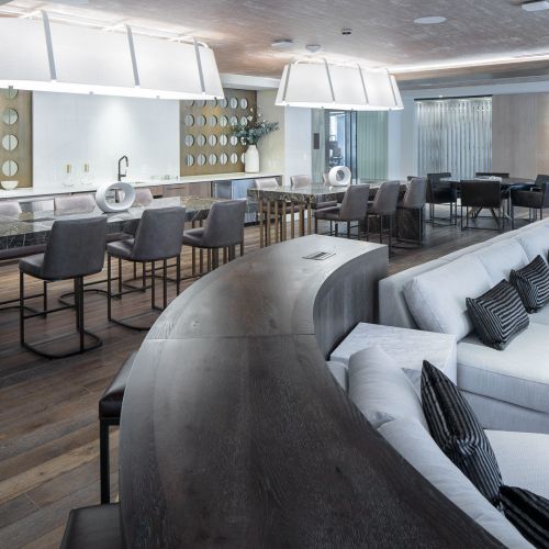 Clubroom with lounge seatings	