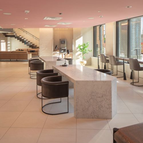 Individual working spaces	