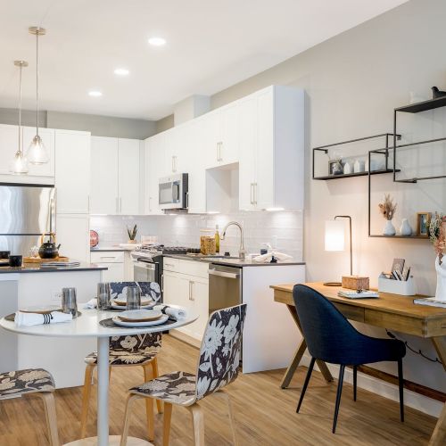 Open layouts offer room for the perfect work-from-home space