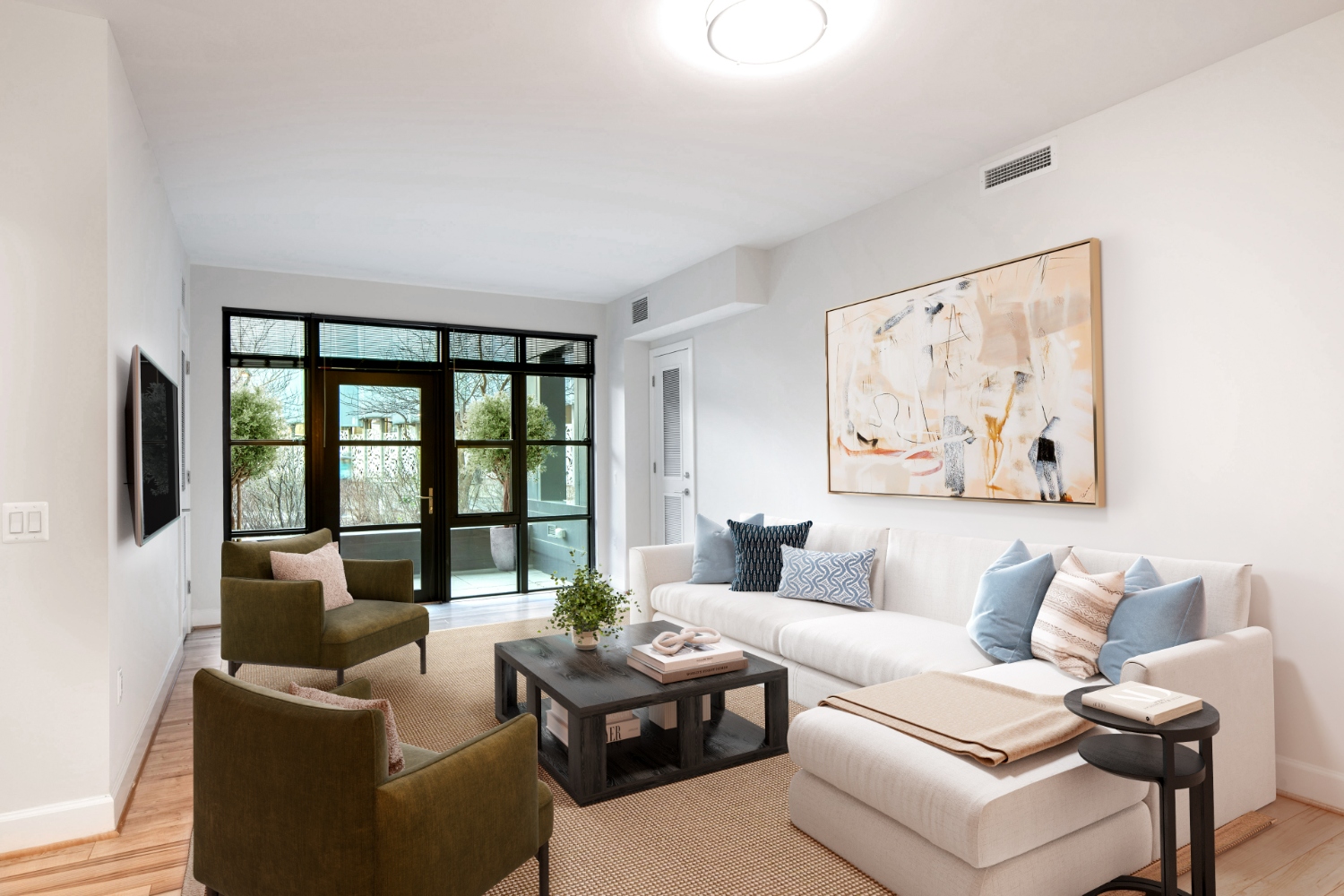 Flats at Bethesda Avenue : Living Dining 1
