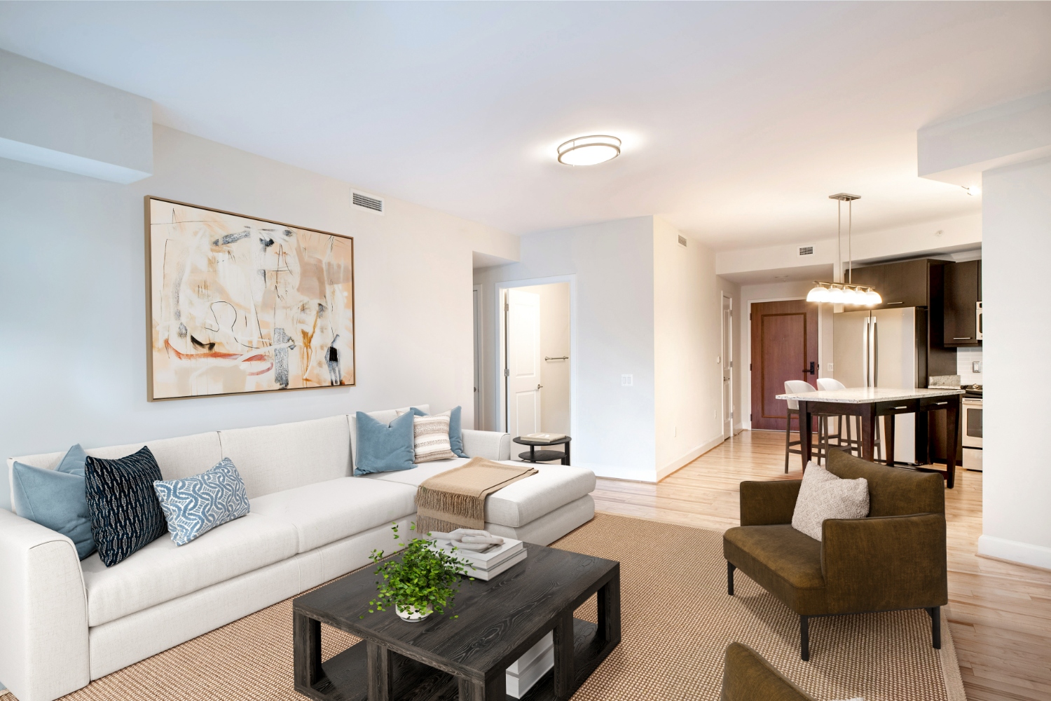 Flats at Bethesda Avenue : Living Dining 2