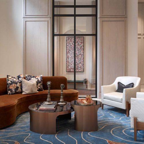 Inviting lounge area