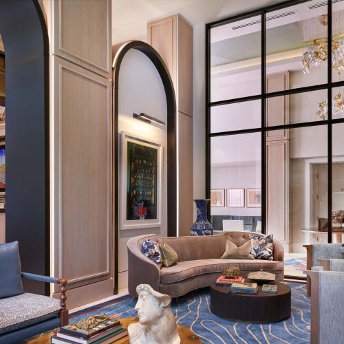 Inviting lounge area