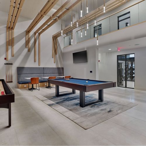 Kick back and have fun at the billiards and game lounge