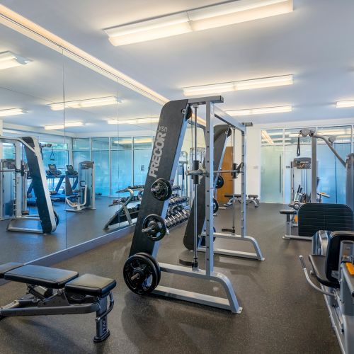 State-of-the-art fitness center 
