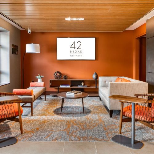 Large clubroom for entertainment