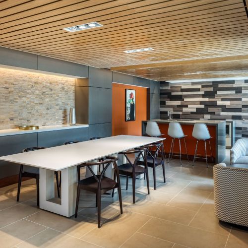 Clubroom dining area