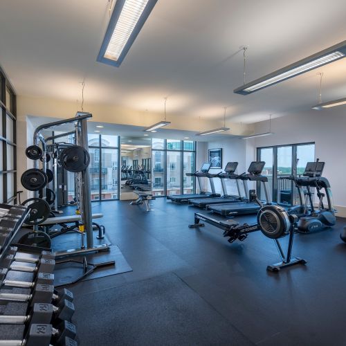 State-of-the-art fitness center 